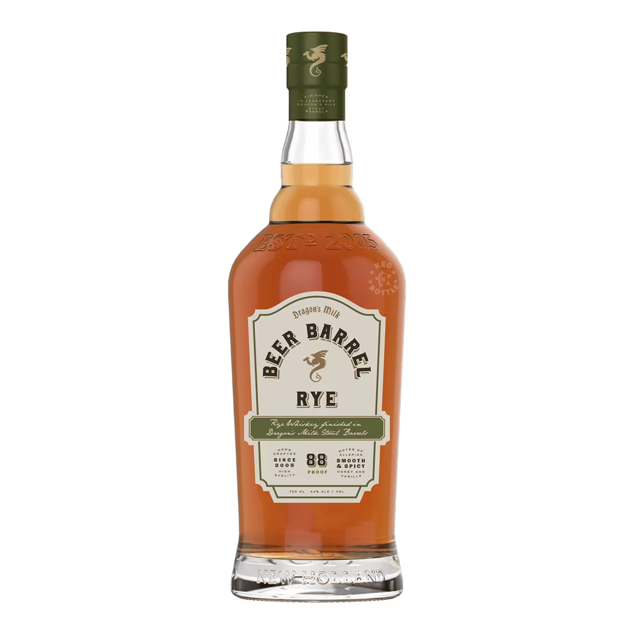 New Holland Beer Barrel Rye Whiskey (750 ml)