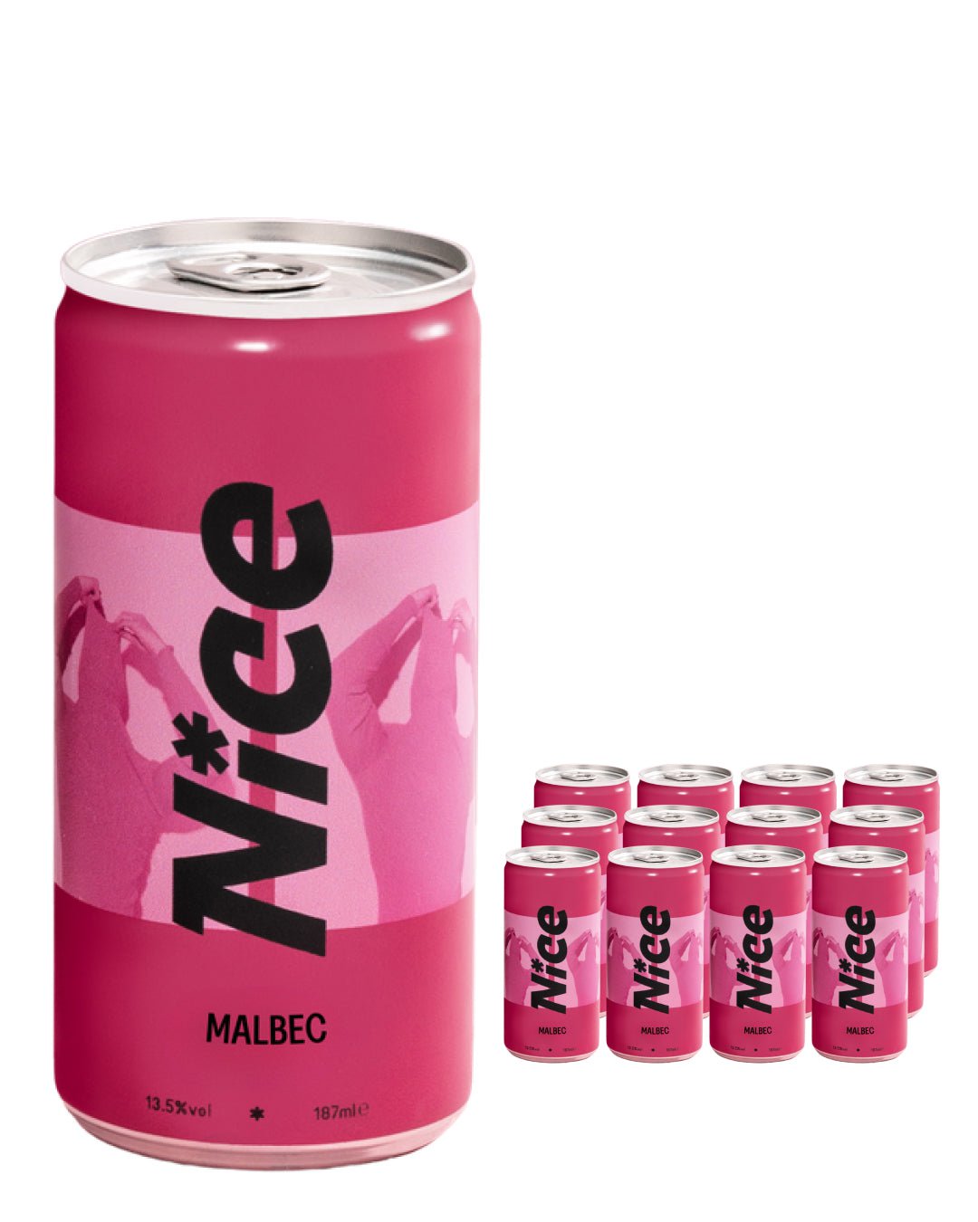 Nice Malbec Can Multipack, 12 x 187 ml