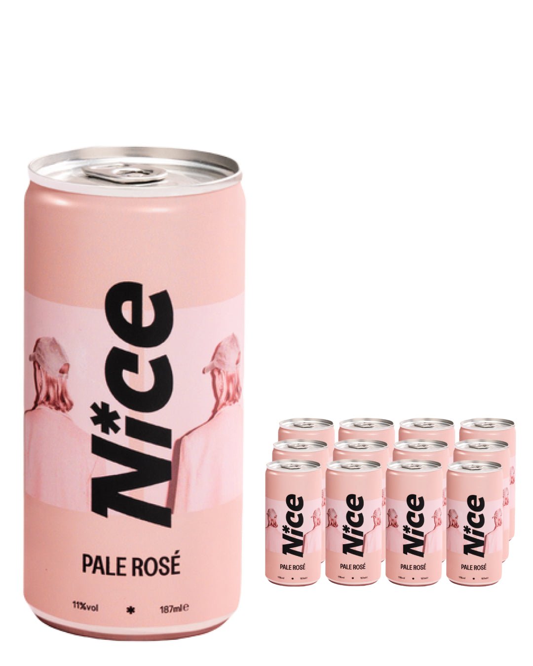 Nice Pale Rosé Can Multipack, 12 x 187 ml