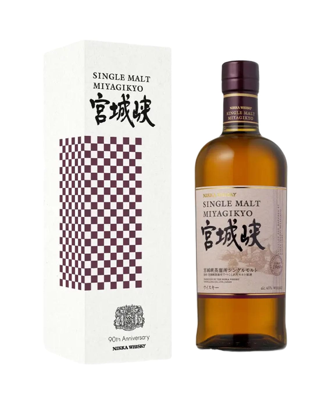 Nikka Miyagikyo Single Malt  90th Anniversary Japanese Whisky, 70 cl