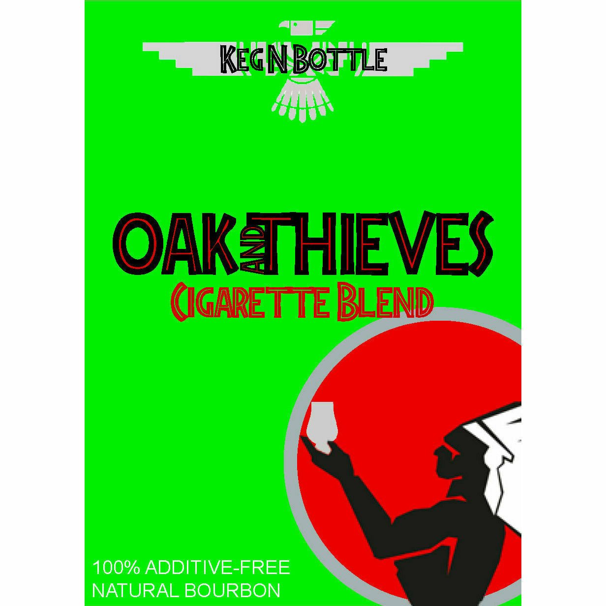 Nulu Single Barrel Select Bourbon (Cigarette Blend) - Oak & Thieves & Keg N Bottle Private Barrel Pick 750 ml