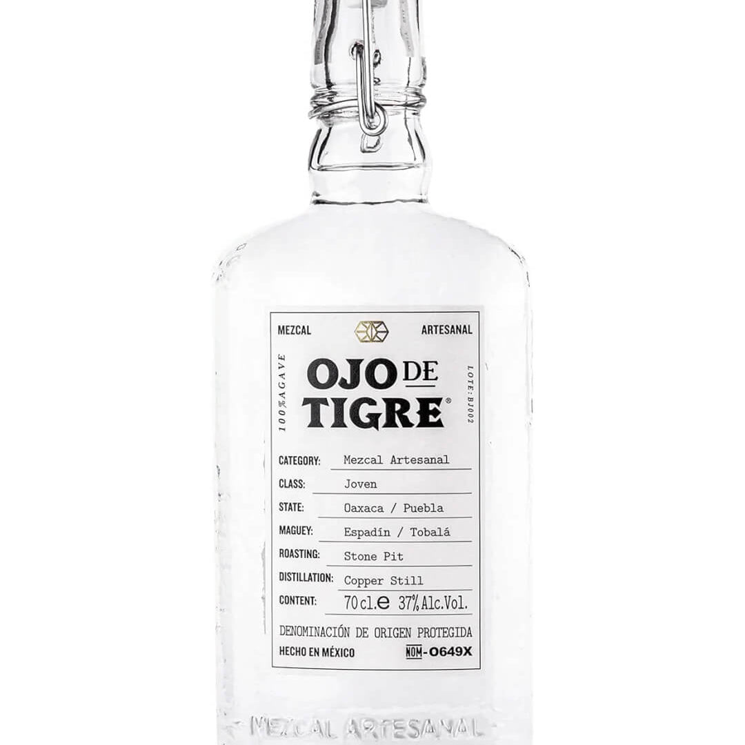 Ojo de Tigre Artesanal Joven Mezcal, 70 cl