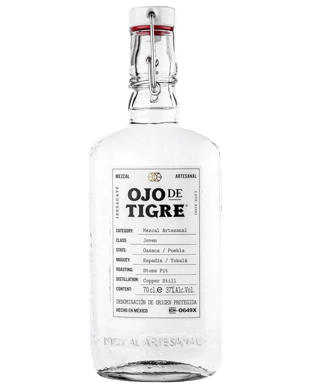 Ojo de Tigre Artesanal Joven Mezcal, 70 cl