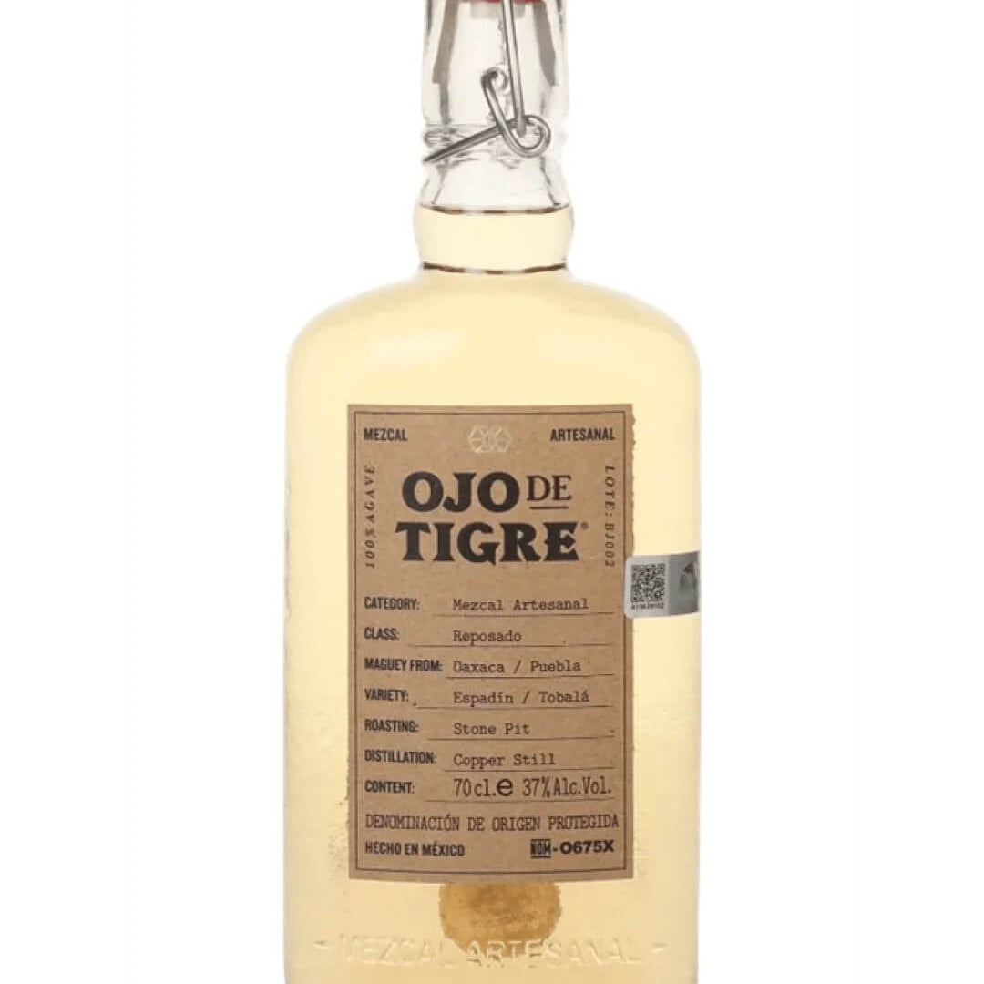 Ojo de Tigre Artesanal Reposado Mezcal, 70 cl