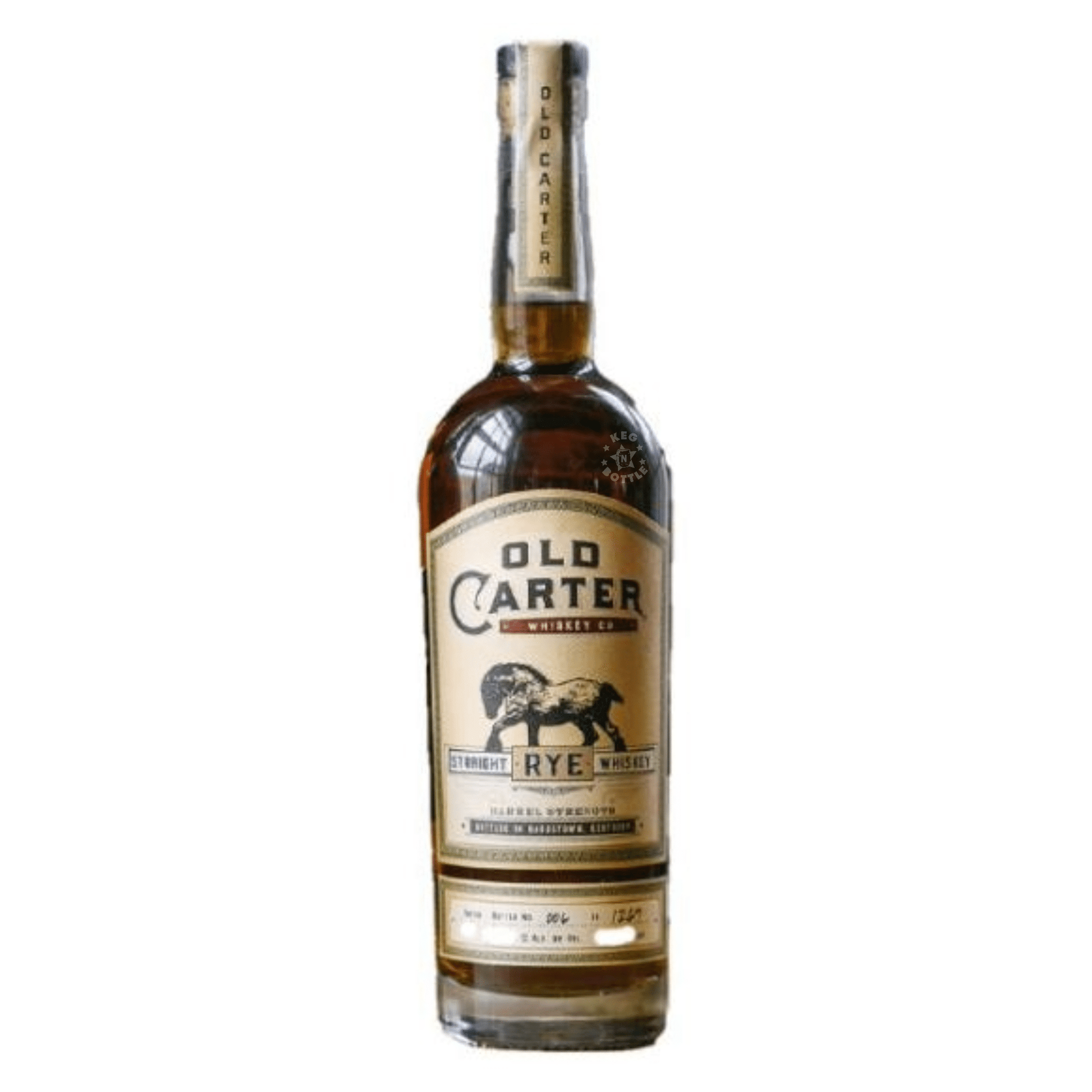 Old Carter Straight Rye Whiskey Batch 10 (750 ml)