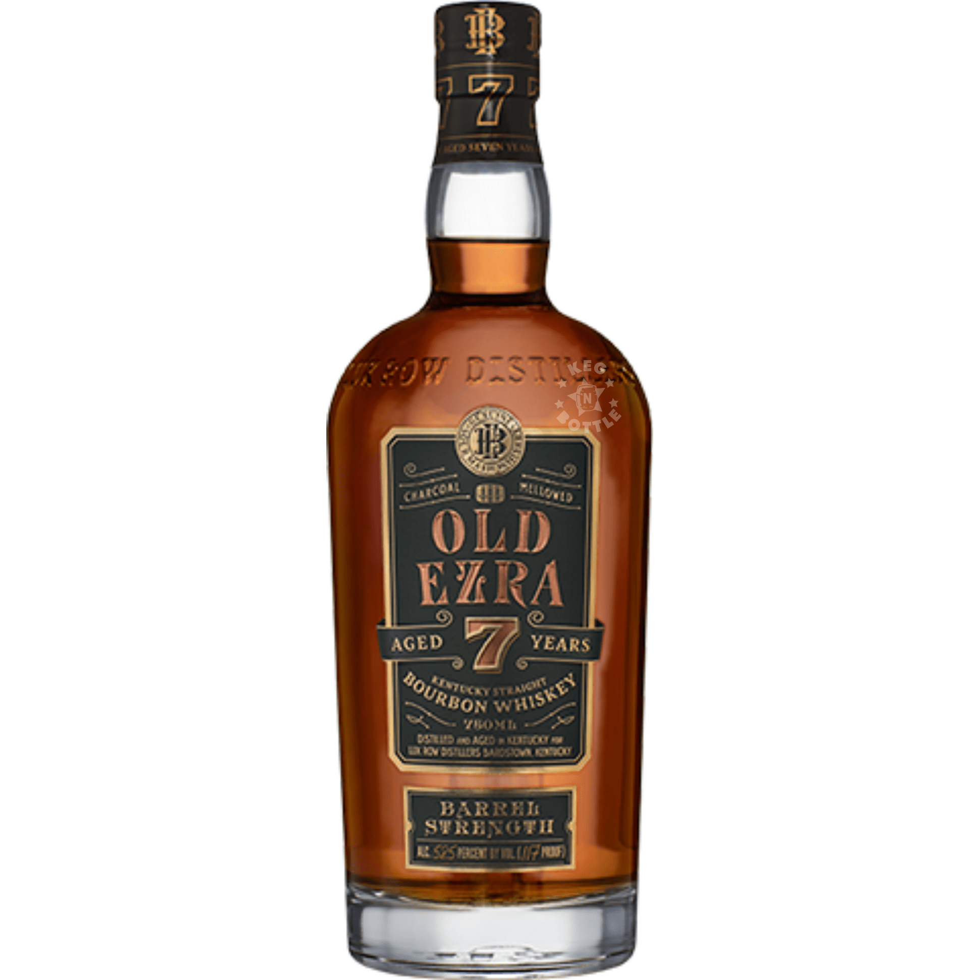 Old Ezra 7 Year Old Barrel Strength Bourbon Whiskey (750 mL)