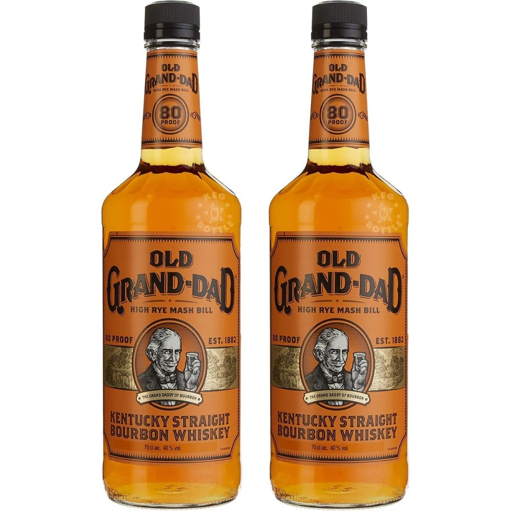 Old Grand-Dad Bourbon Whiskey – Combo Pack of 2 (750 ml)