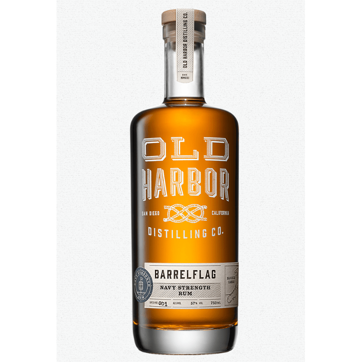 Old Harbor Barrelflag Navy Strength Rum 750 ML