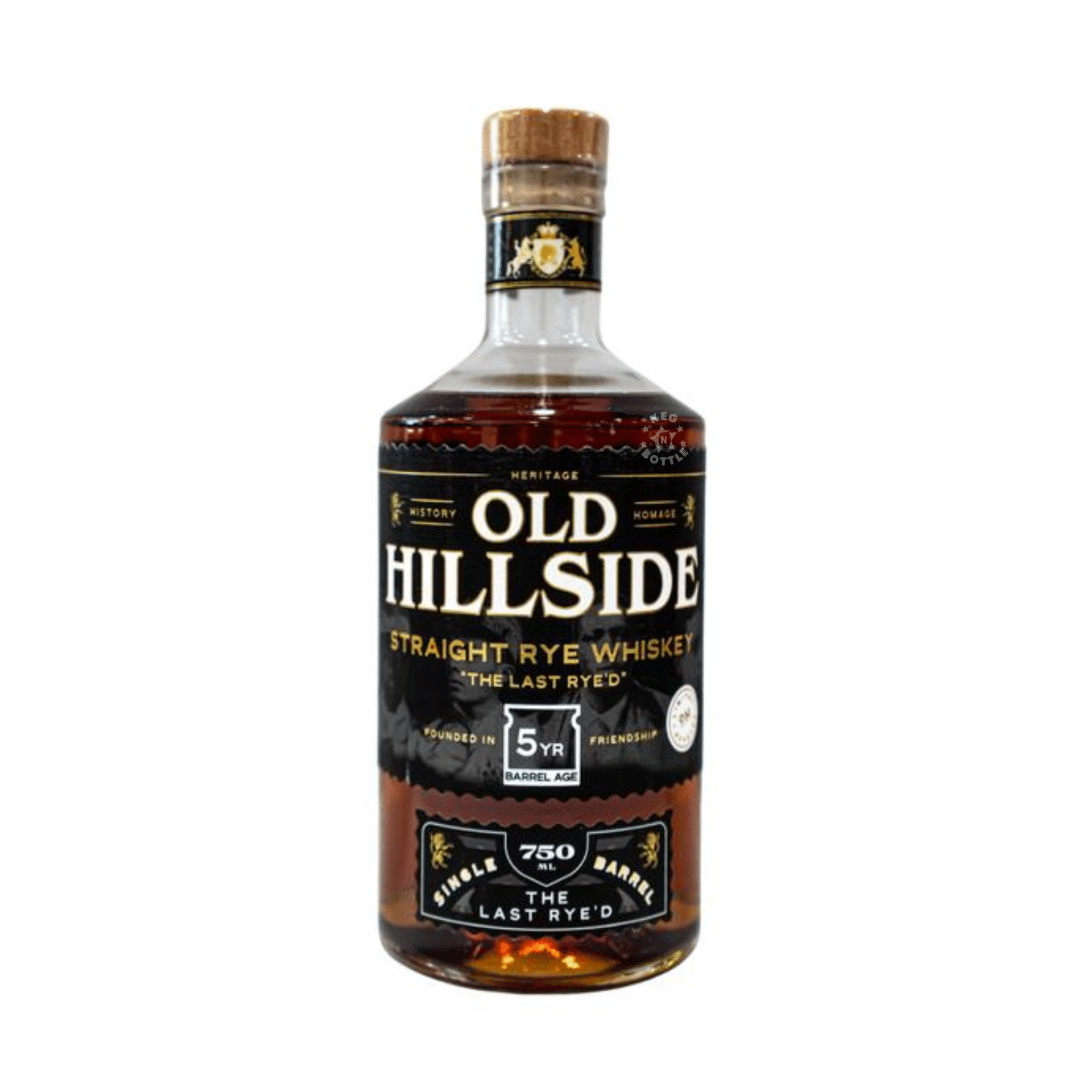 Old Hillside The Last Ryed Straight Rye Whiskey (750 ml)