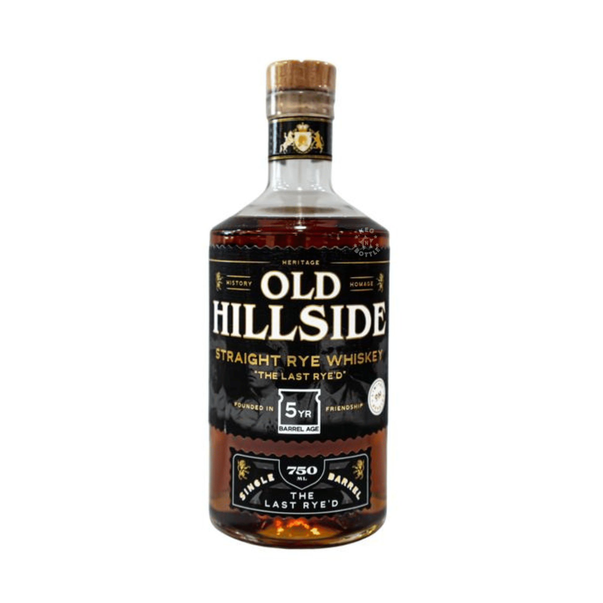 Old Hillside The Last Ryed Straight Rye Whiskey (750 ml)