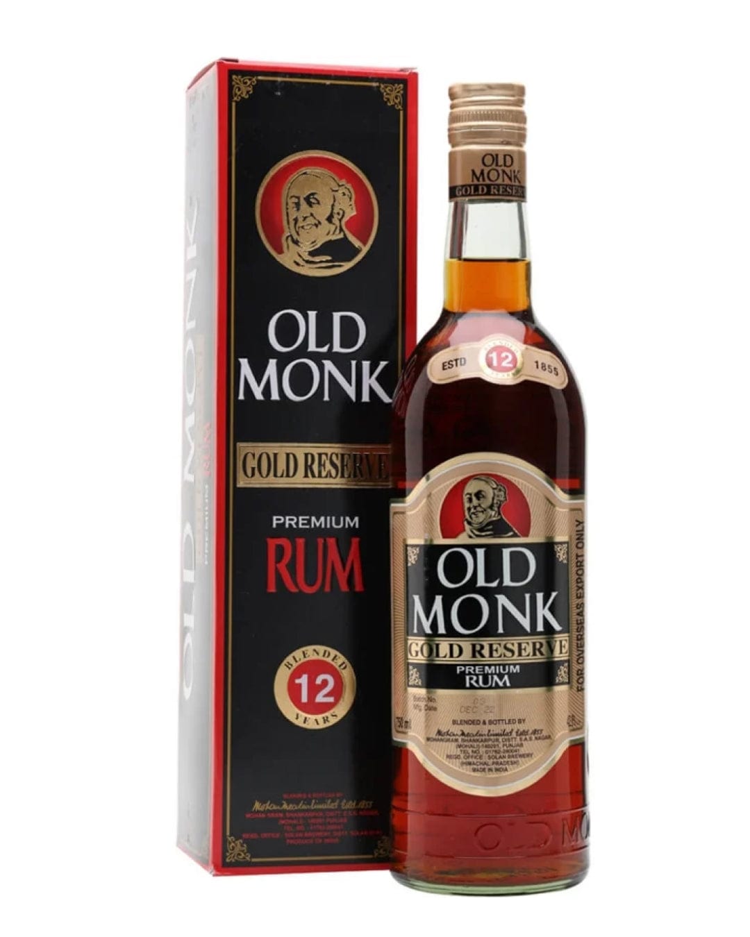 Old Monk Gold Reserve Rum, 70 cl