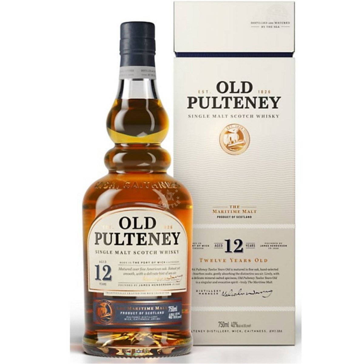 Old Pulteney 12 Year Single Malt Scotch Whiskey (750 mL)