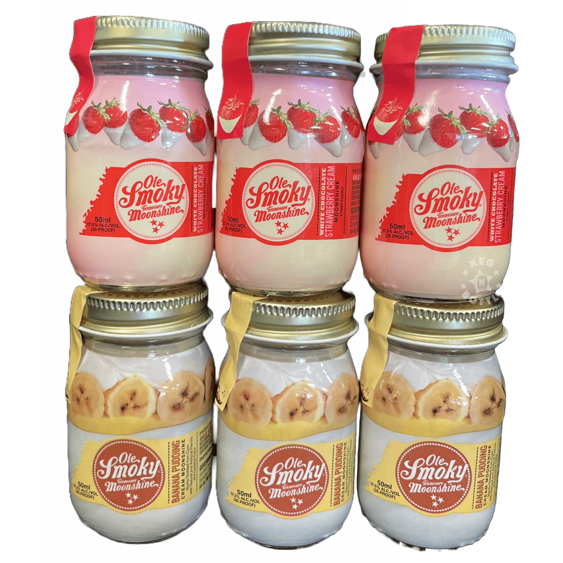 Ole Smoky Cream Moonshine Miniature Combo Pack (6 x 50 ml)