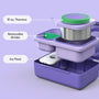 Omiebox - UP Heat Insulated 2nd Generation Galaxy Purple Bento Lunch Box