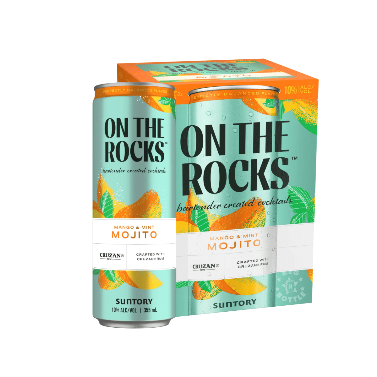 On The Rocks Mango and Mint Mojito RTD (4 Pack)