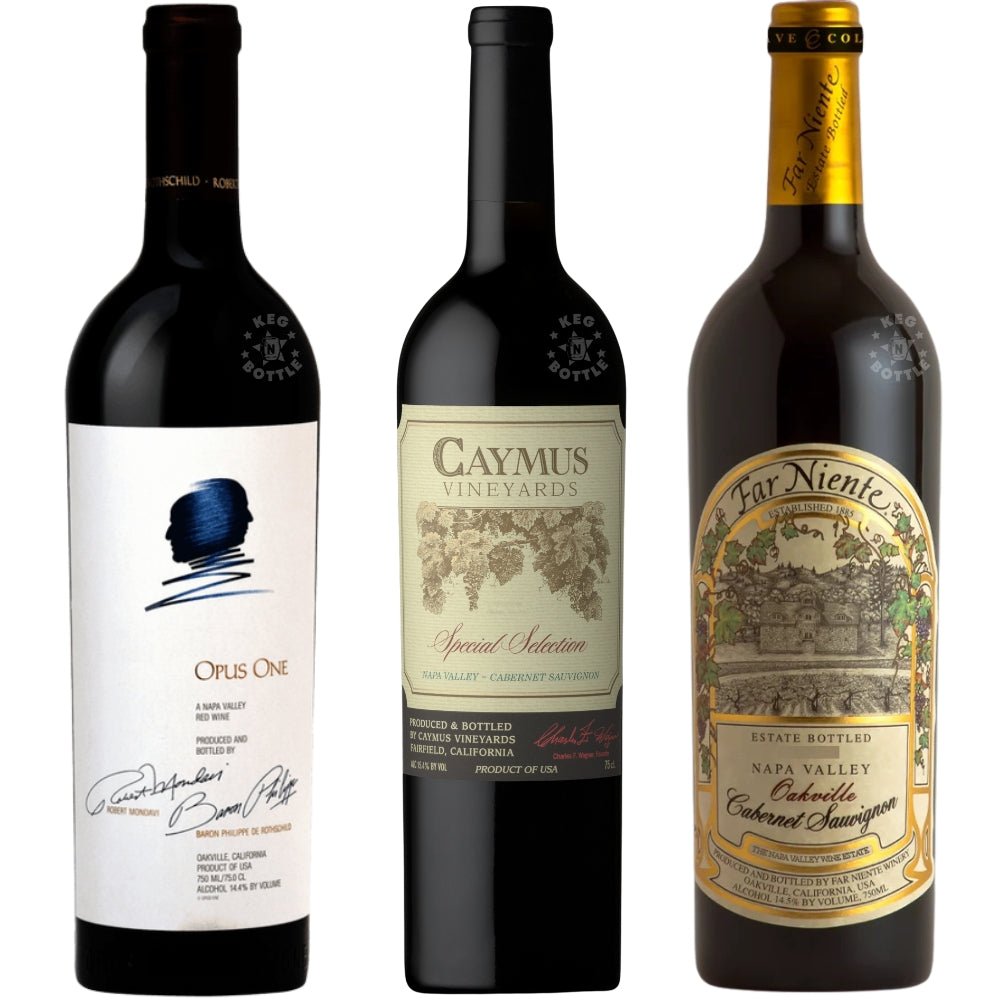 Opus One, Caymus Special Selection & Far Niente - Cabernet Bundle (3 x 750 ml)