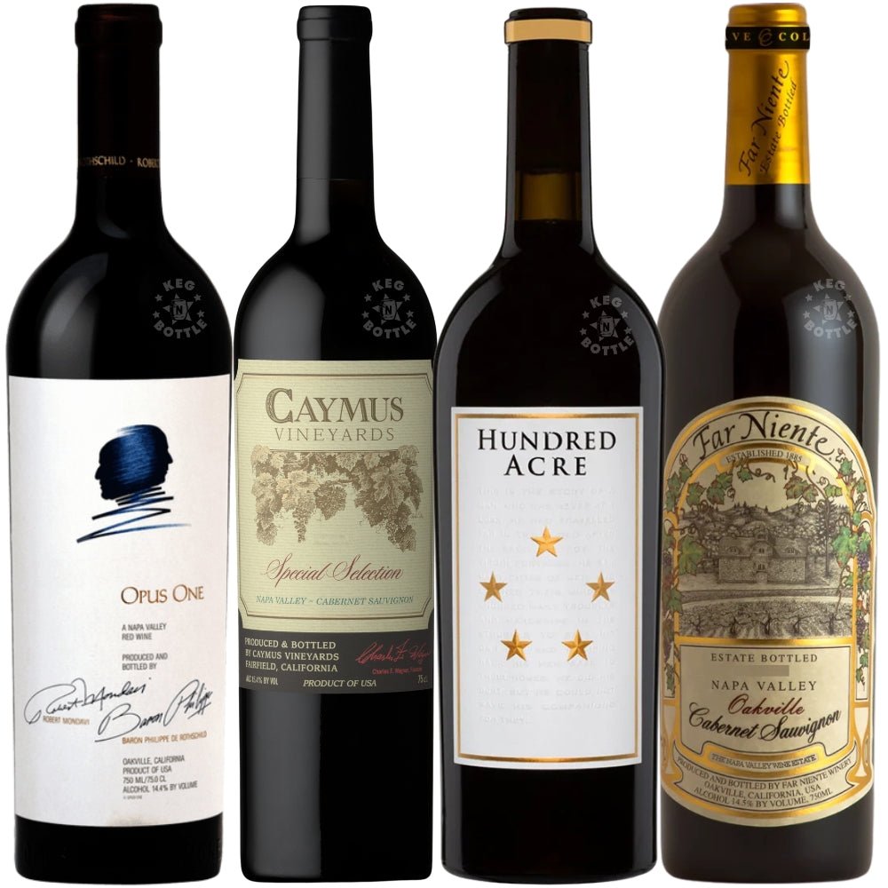 Opus One, Caymus Special Selection, Far Niente & Hundred Acre Ark – Cabernet Bundle (4 x 750 ml)