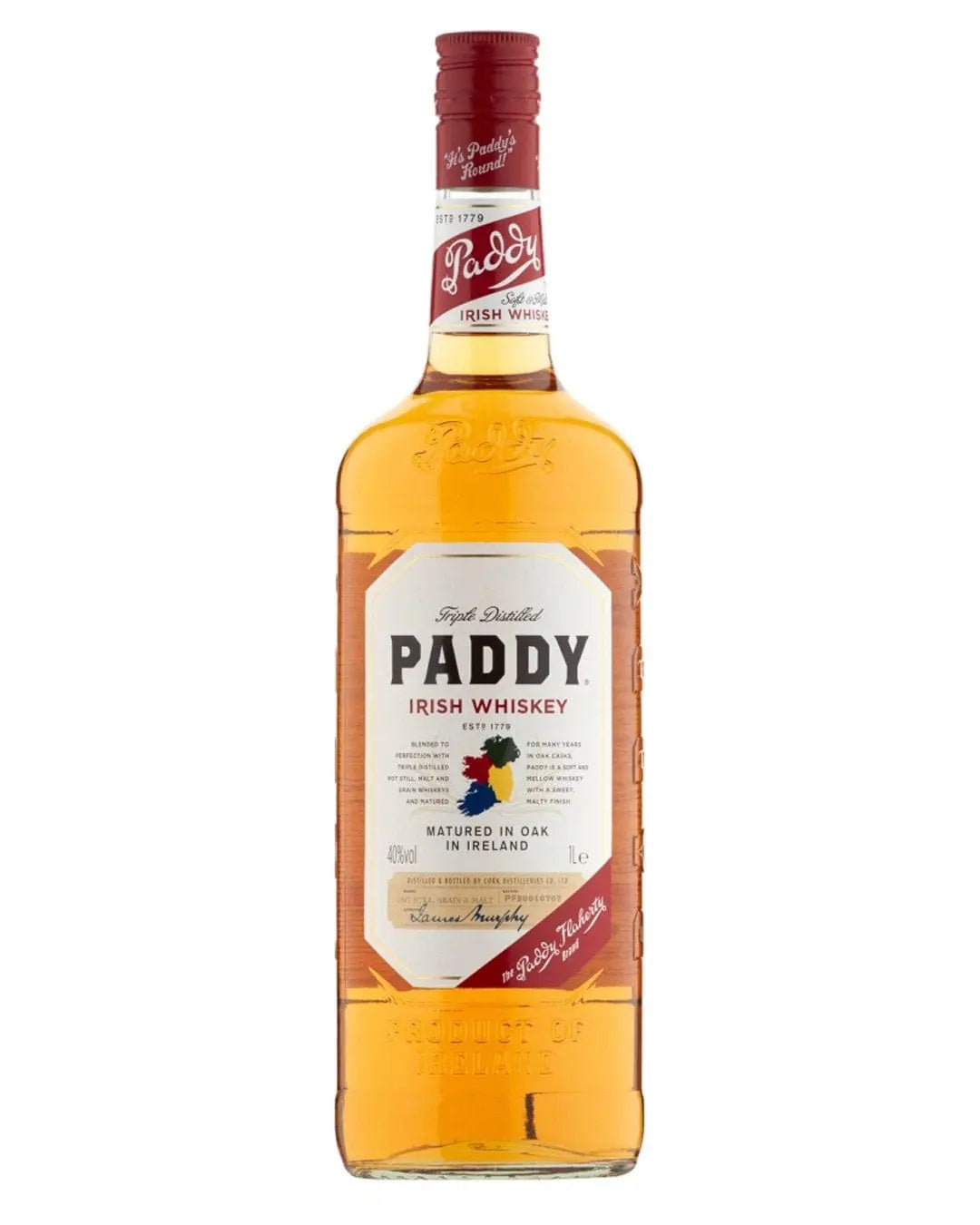 Paddy 1779 Irish Whiskey, 70 cl