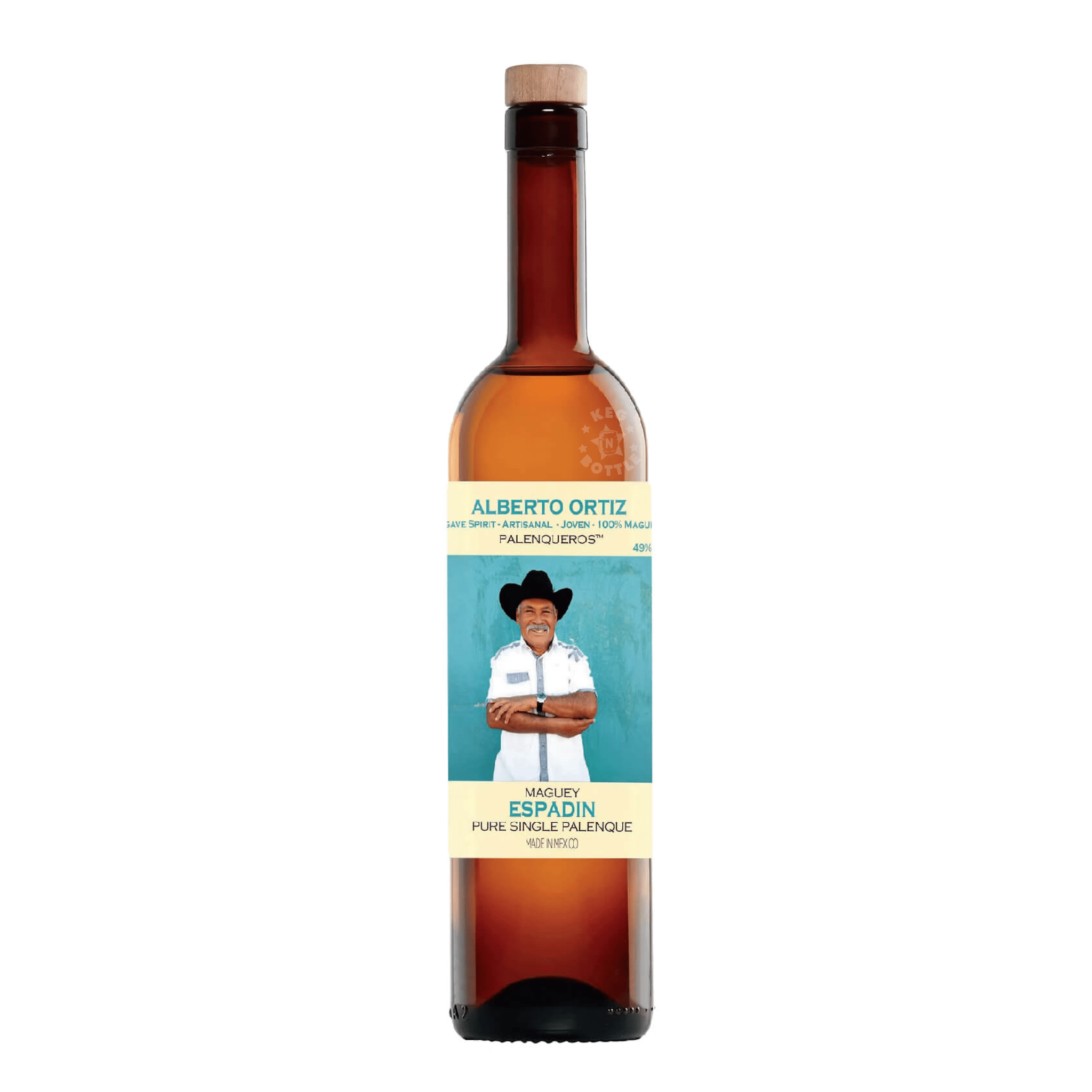 Palenqueros Alberto Ortiz Espadin Mezcal (750 ml)