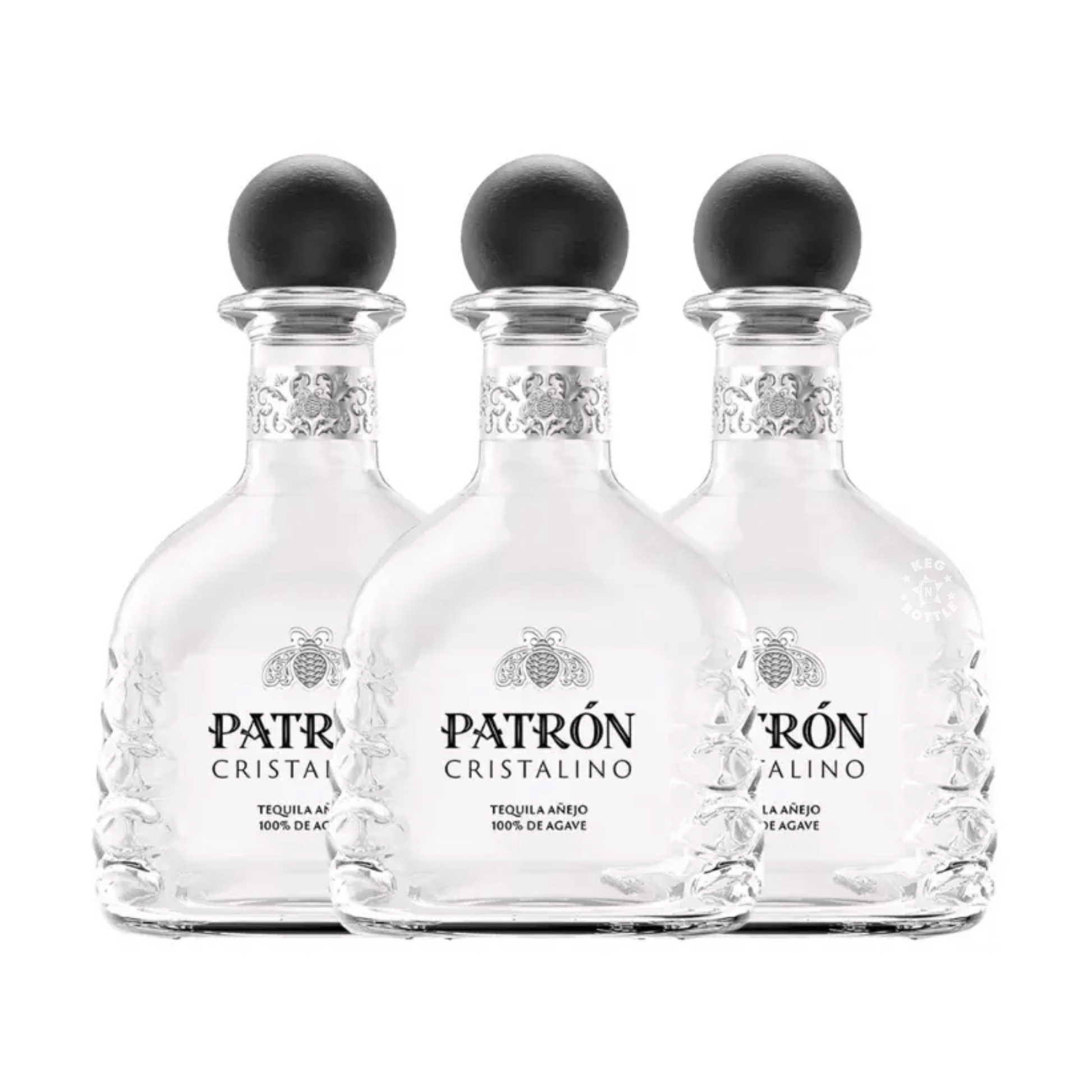 Patron Cristalino Tequila (3x750 ml)