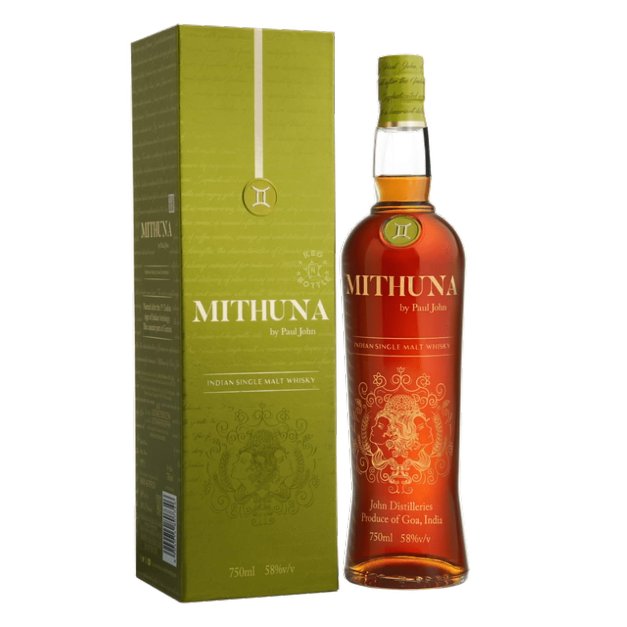 Paul John Mithuna Indian Single Malt Whiskey (750 ml)