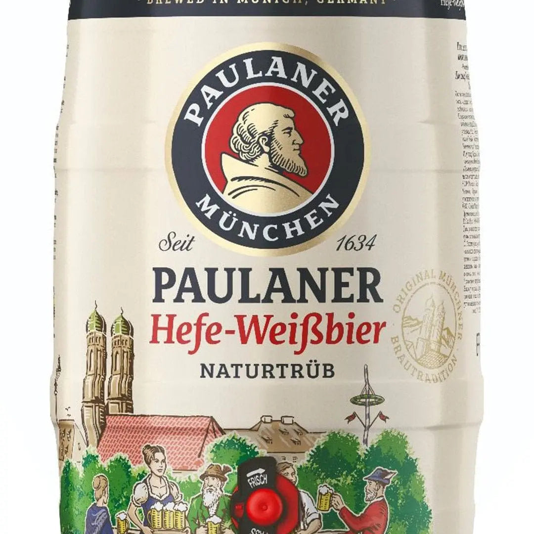 Paulaner Hefe Weizen Mini Keg, 5 L