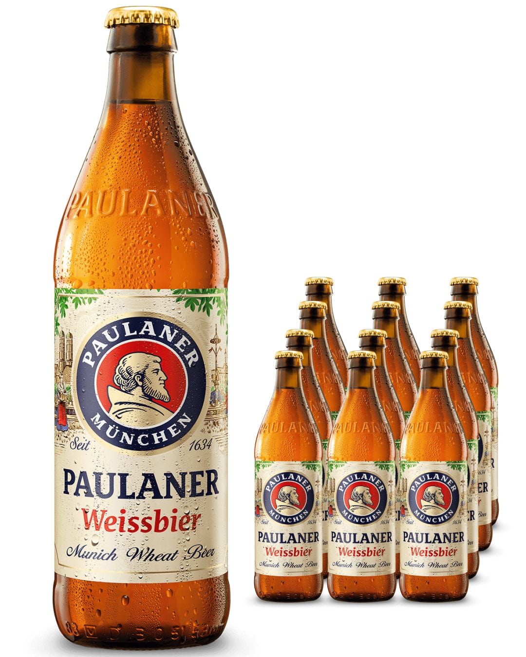 Paulaner Weissbier Beer Multipack, 12 x 500 ml