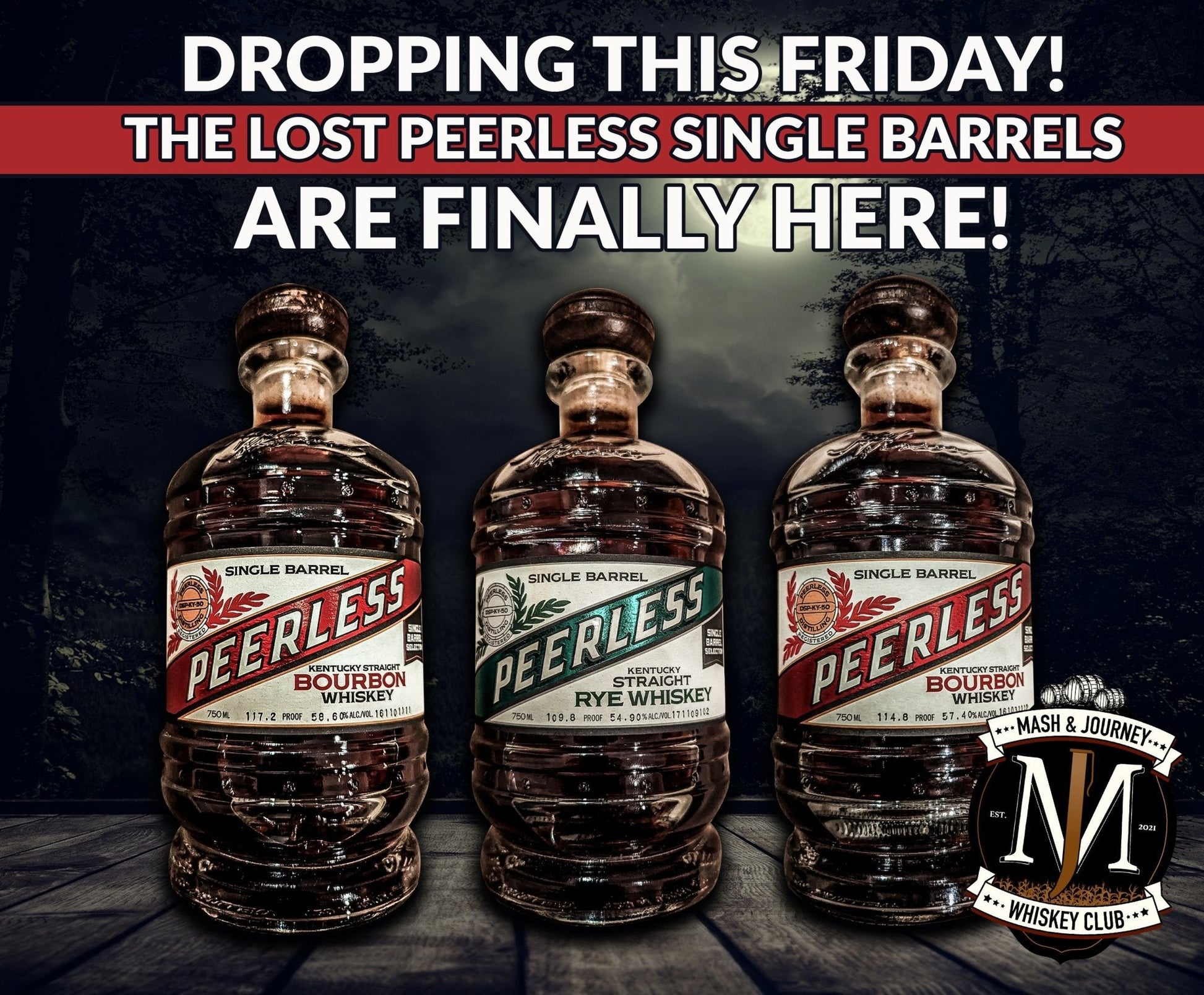 Peerless Single Barrel Rye (Loch Ness Hide N' Go Rye) - Mash & Journey & Keg N Bottle Barrel Pick 750 ml