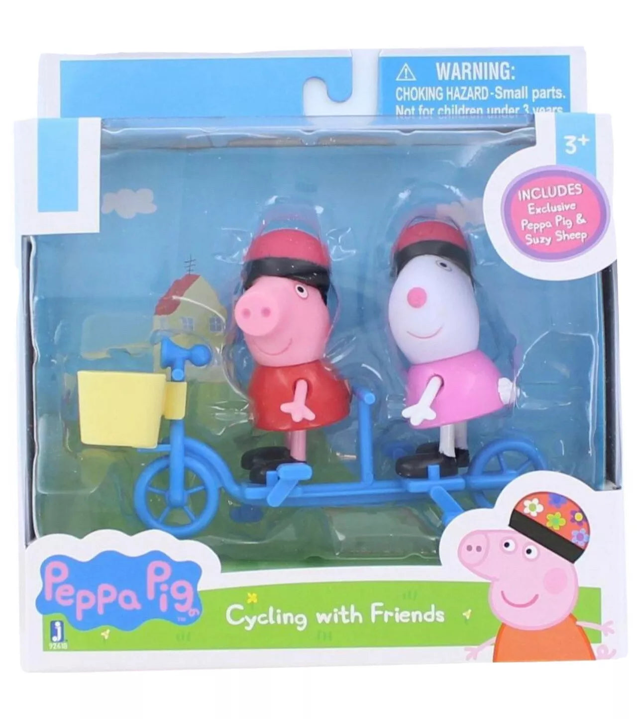 Peppa Pig - Figure Toy Set on a Bicycle Trip with Friend