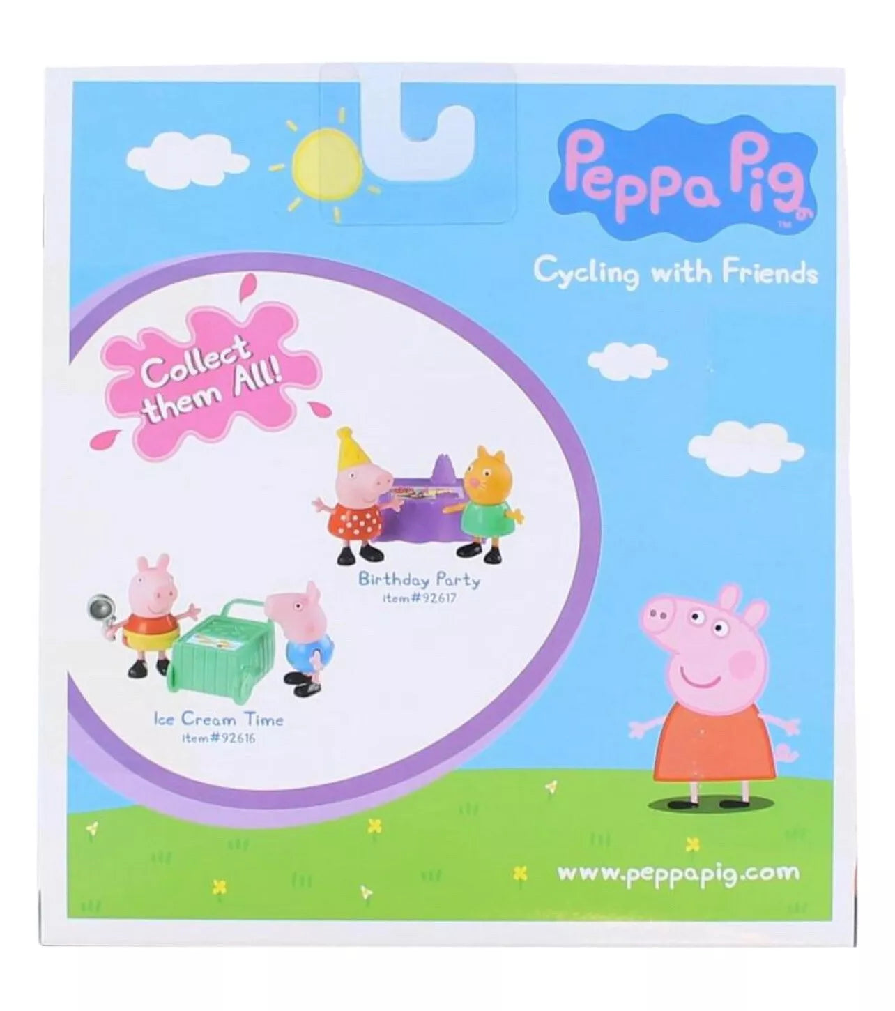 Peppa Pig - Figure Toy Set on a Bicycle Trip with Friend