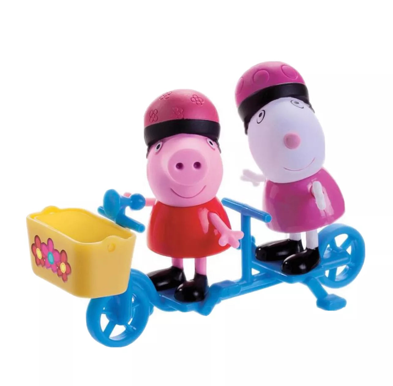 Peppa Pig - Figure Toy Set on a Bicycle Trip with Friend