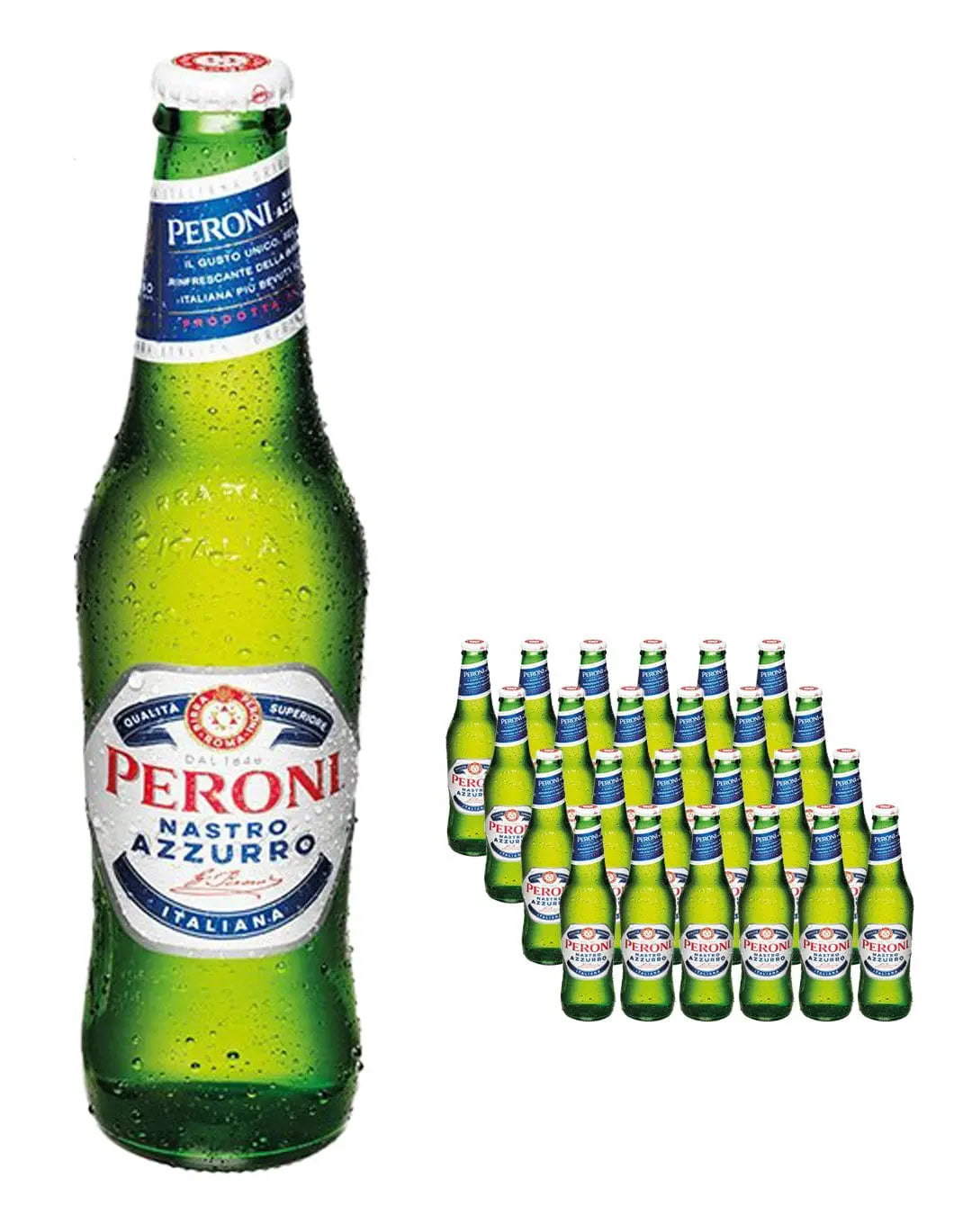 Peroni Nastro Azzurro Beer Multipack, 24 x 330 ml