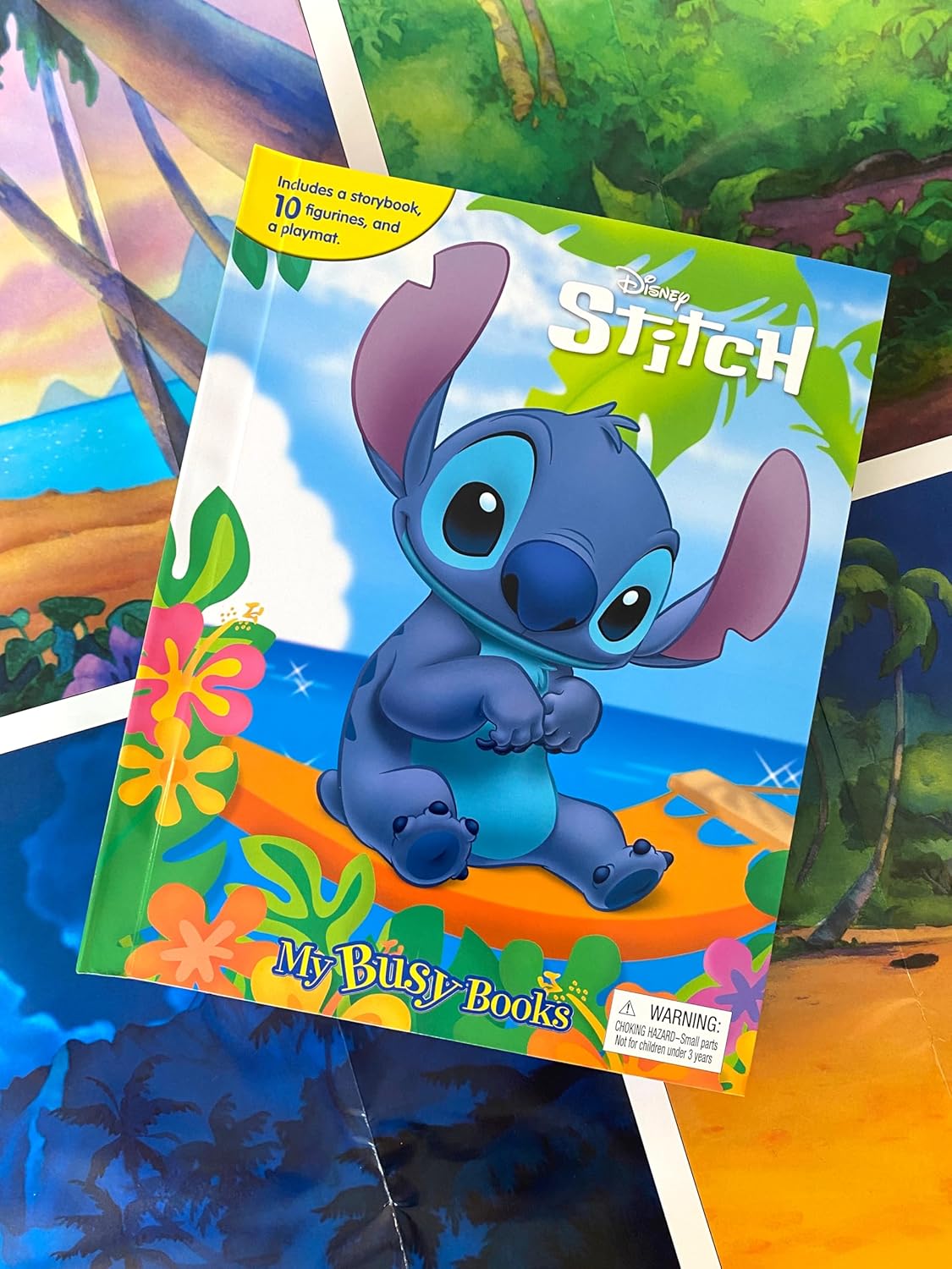 Phidal - Stitch Figurine Toy English Activity and Story Book