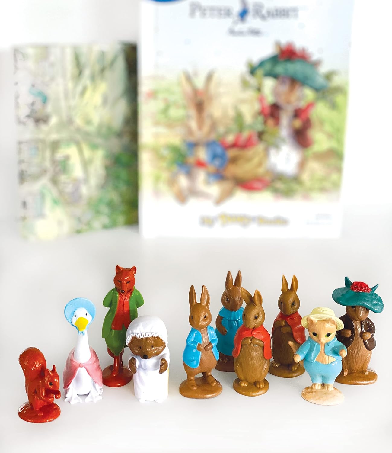 Phidal - Rabbit Peter Figurine Toy English Activity and Story Book