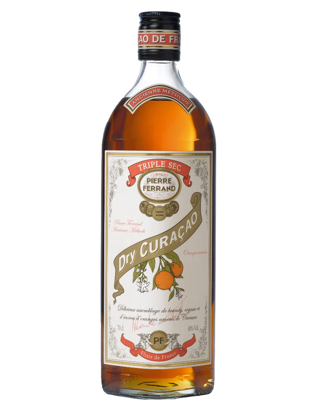 Pierre Ferrand Dry Curacao Triple Sec Liqueur, 70 cl