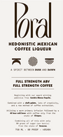 Poral Hedonistic Mexican Coffee Liqueur (750 ml)