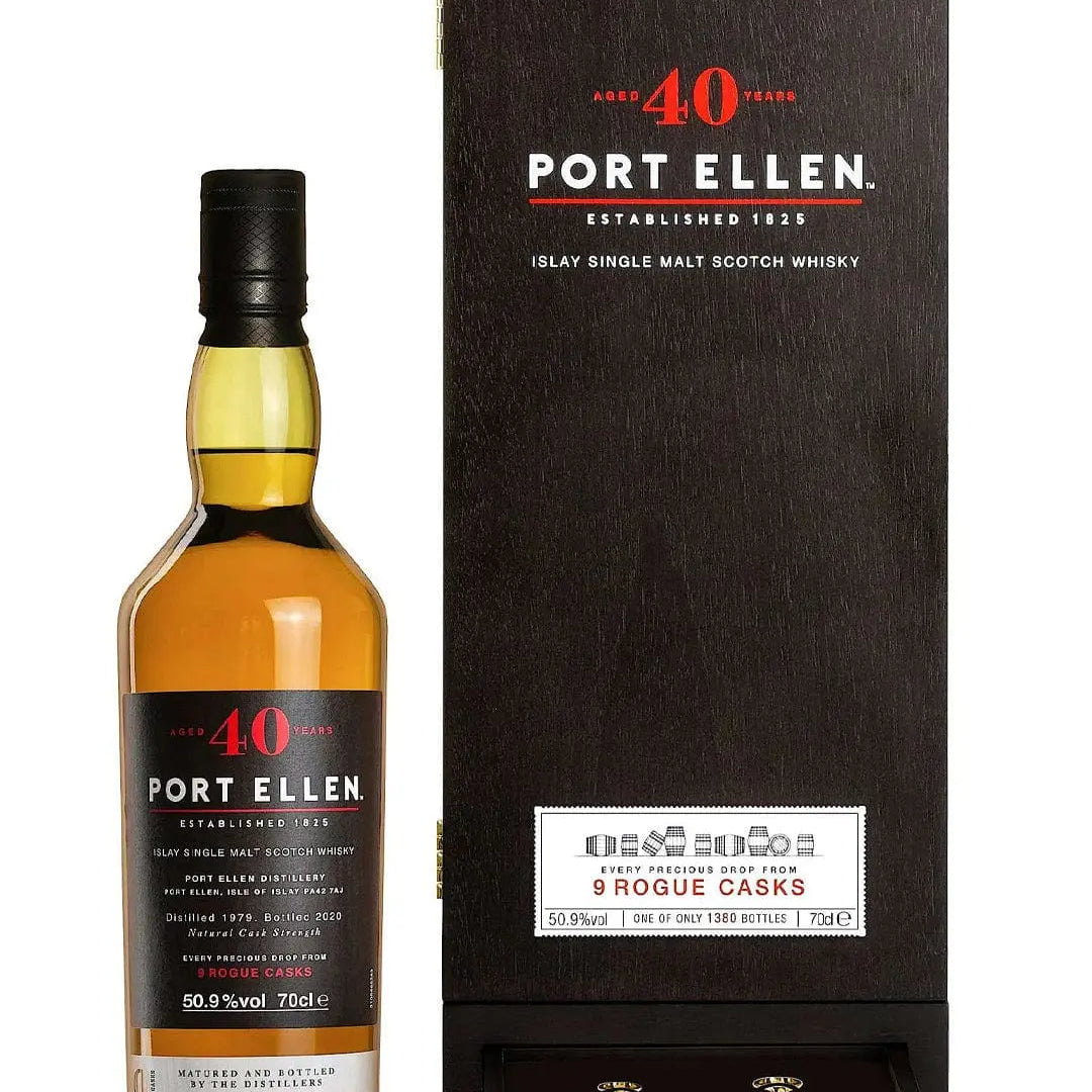 Port Ellen 9 Rogue Casks 40 Year Old Whisky, 70 cl