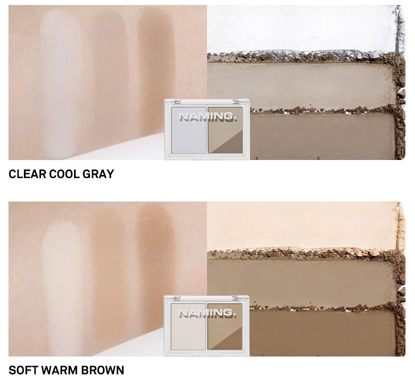 NAMING Fluffy Volume & Shading Duo 9.8g (2color)