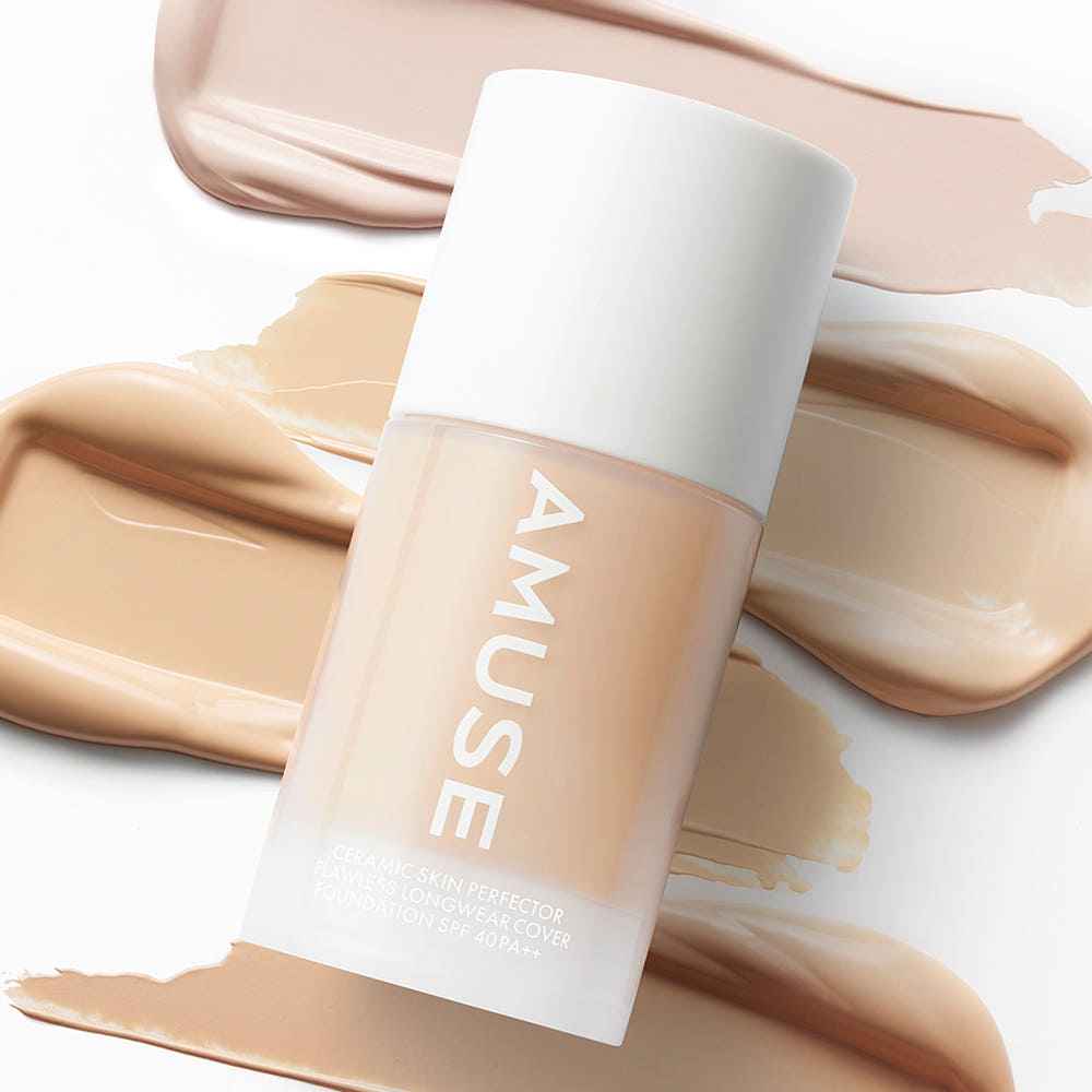 AMUSE Ceramic Skin Perfector Foundation SPF40 PA++ 30ml (4 Colors)