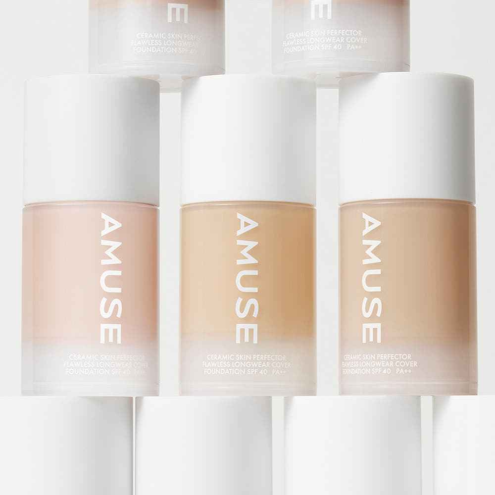 AMUSE Ceramic Skin Perfector Foundation SPF40 PA++ 30ml (4 Colors)