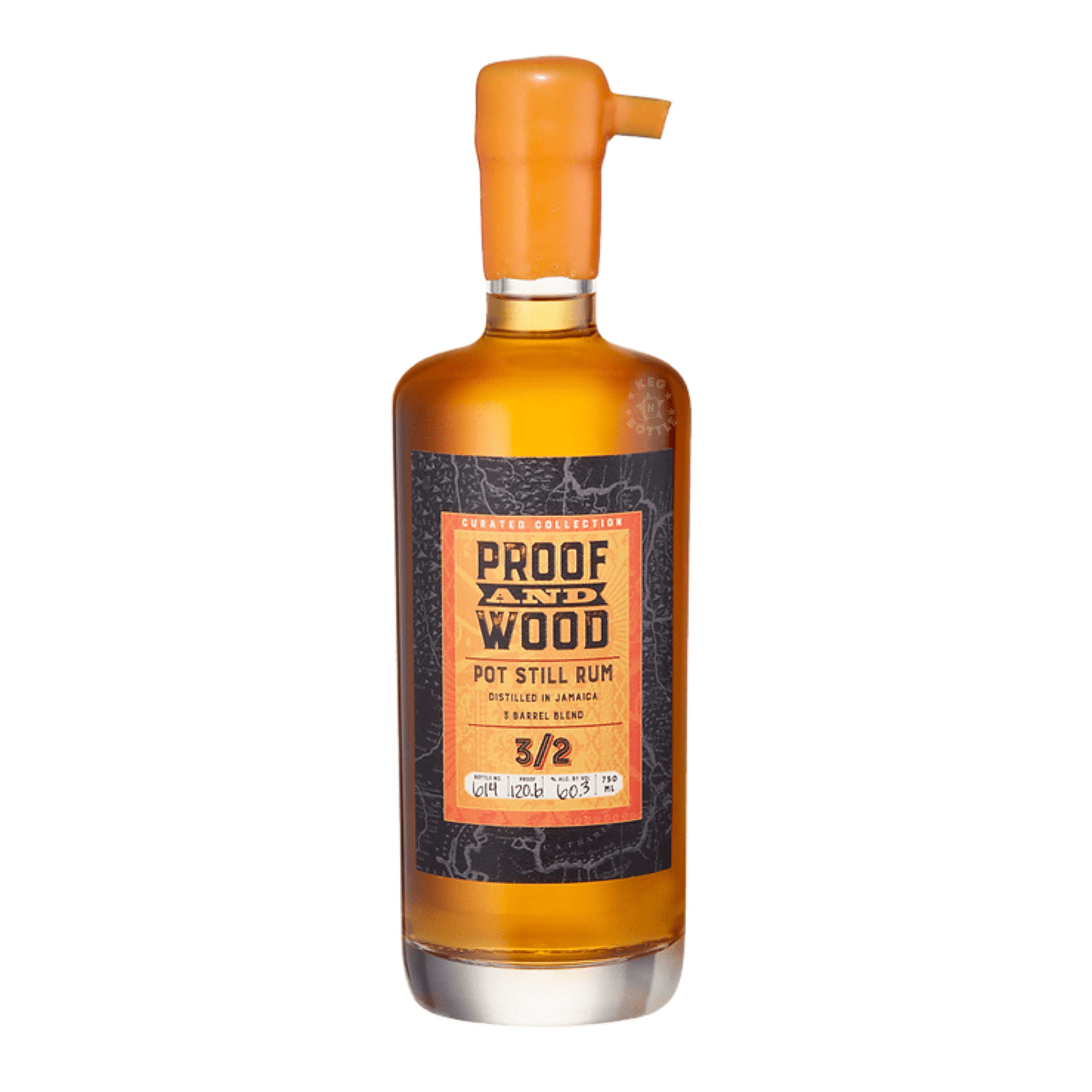 Proof and Wood 3/2 Pot Still Rum (750 ml)