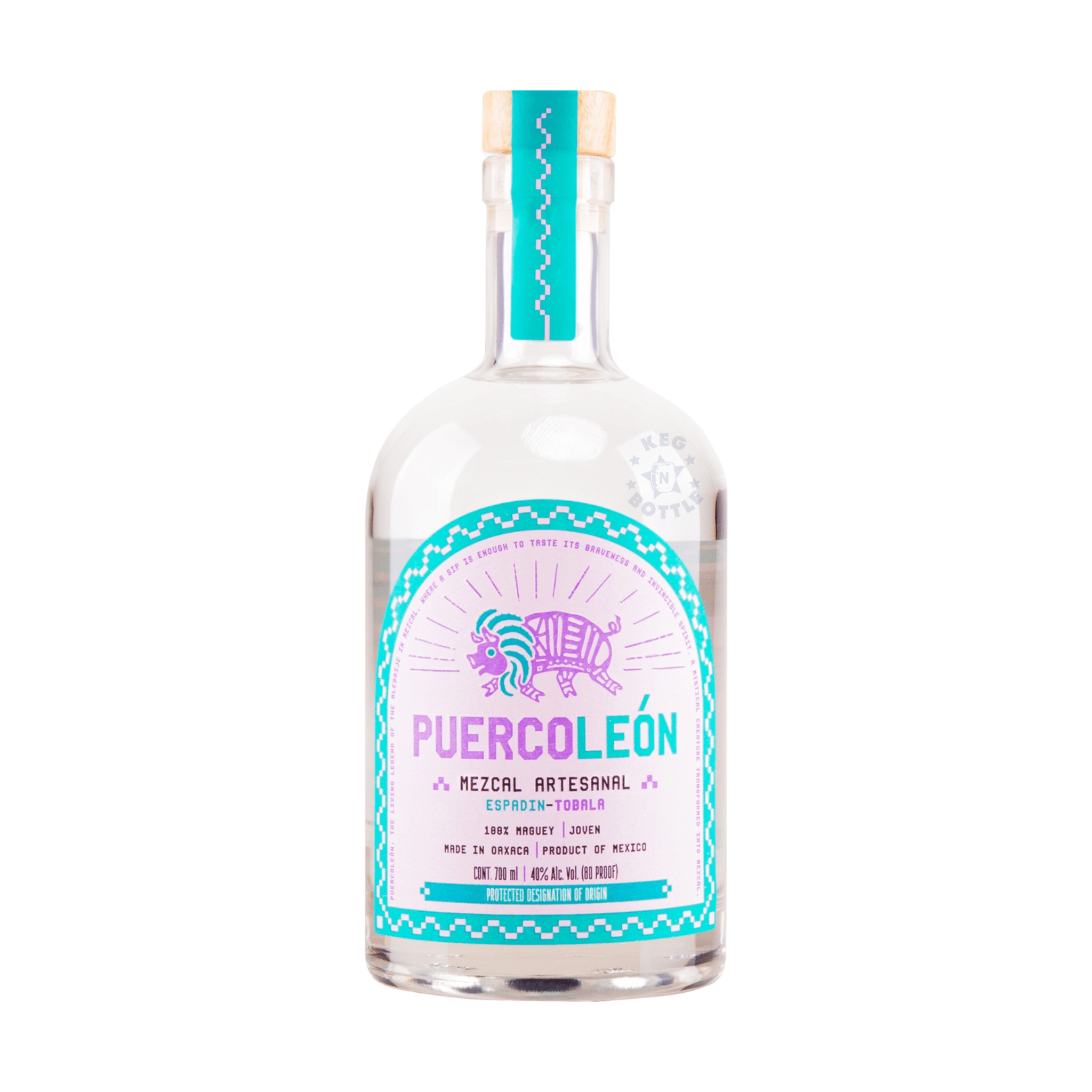 Puercoleon Espadin Tobala Mezcal Artesanal (750 ml)