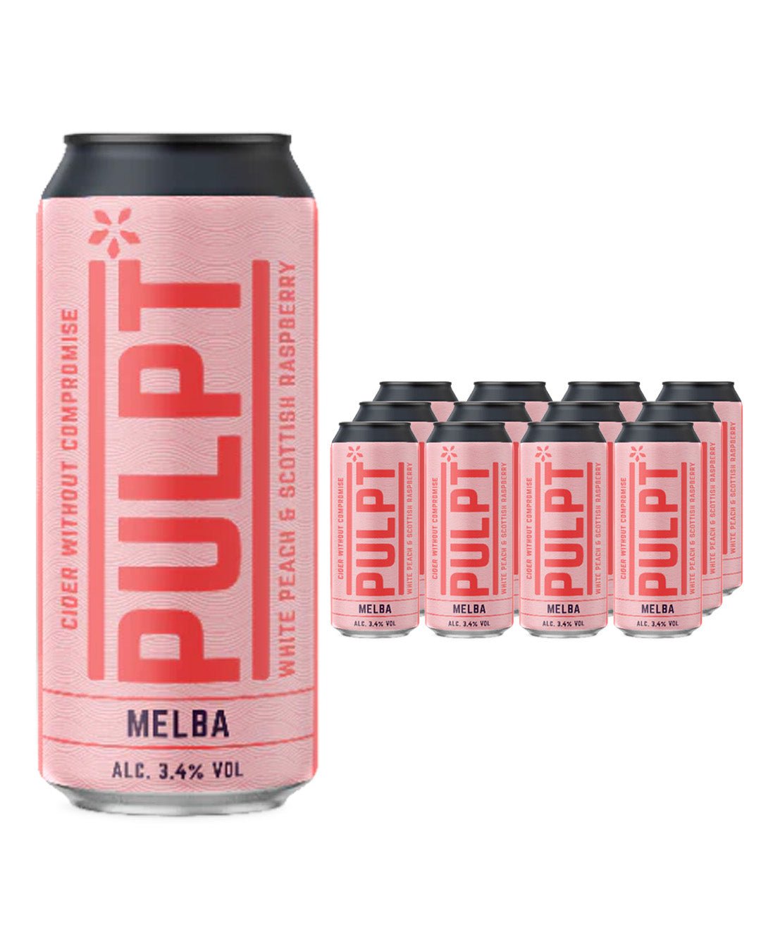 Pulpt Melba Cider Can Multipack, 12 x 440 ml