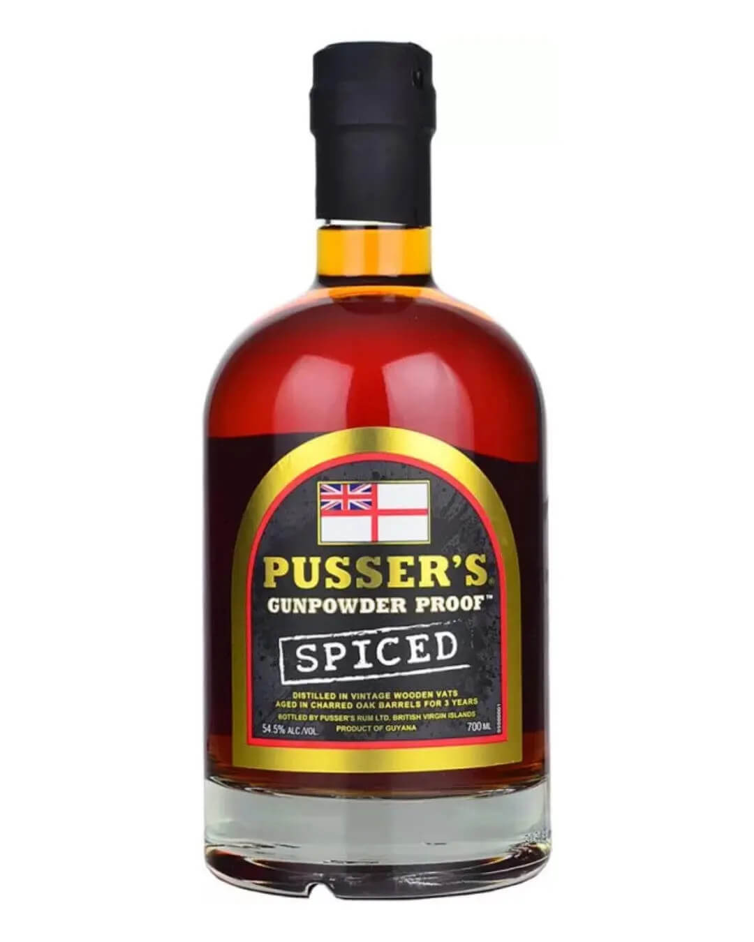 Pusser's Gunpowder Proof Spiced Rum, 70 cl