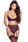 Cutesy Contrast Lace Bra Set