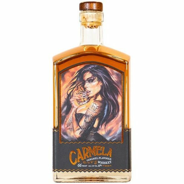 R6 Carmela Caramel Flavored Whiskey (750 mL)