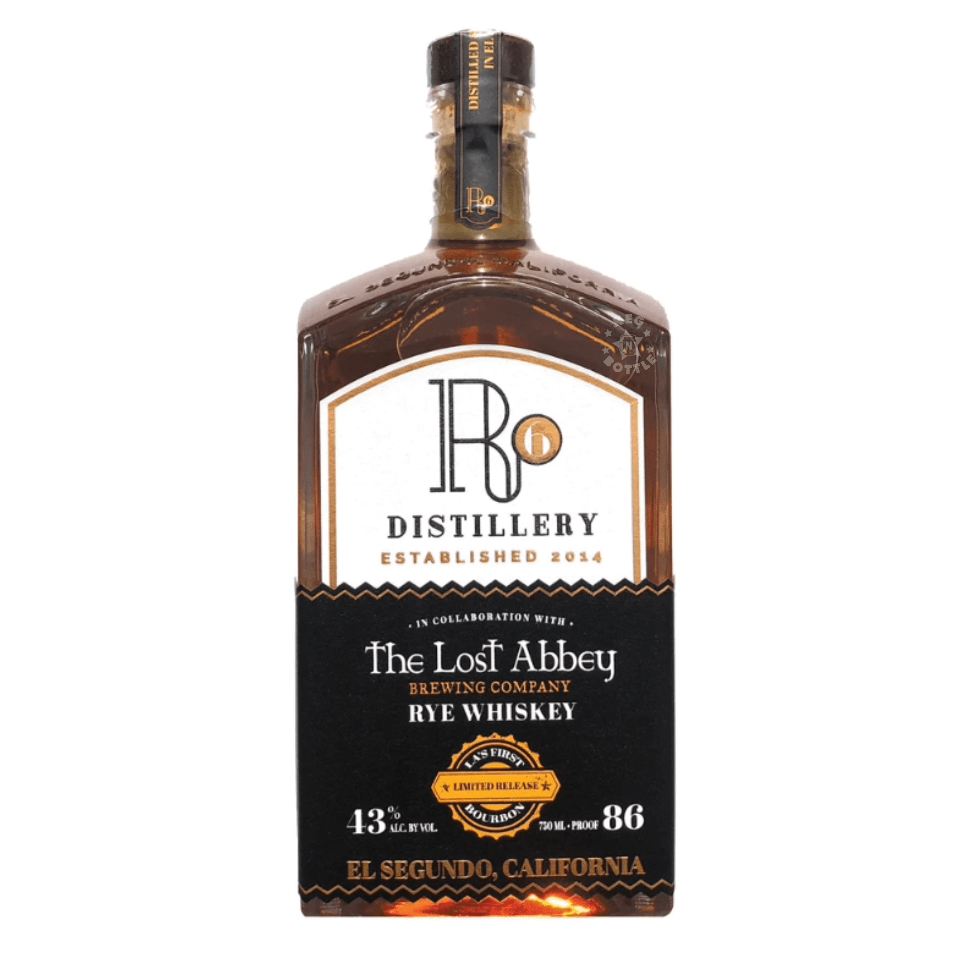 R6 The Loset Abbey Rye Whiskey (750 ml)