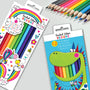 Rachel Ellen - Dinosaur Scented and Eraser Colored Pencil Set