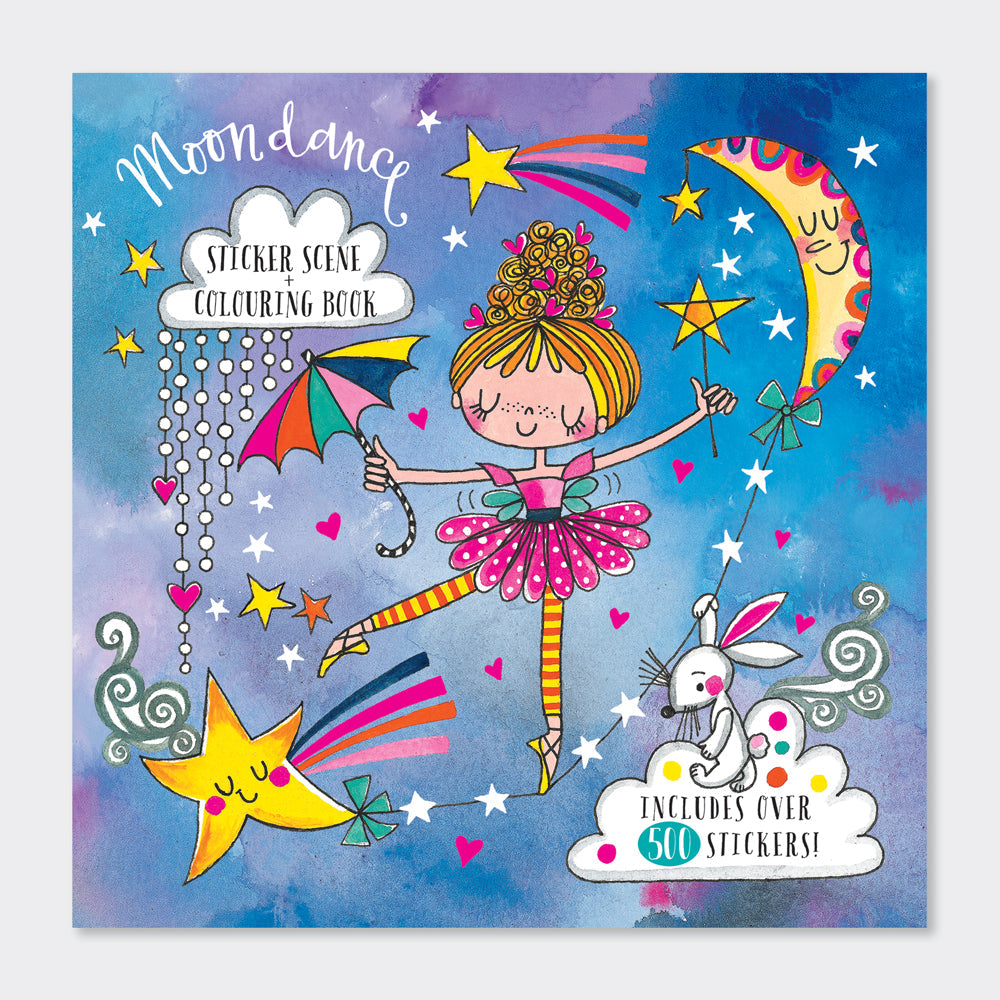 Rachel Ellen - Moondance Sticker Scene Coloring and Activity Book