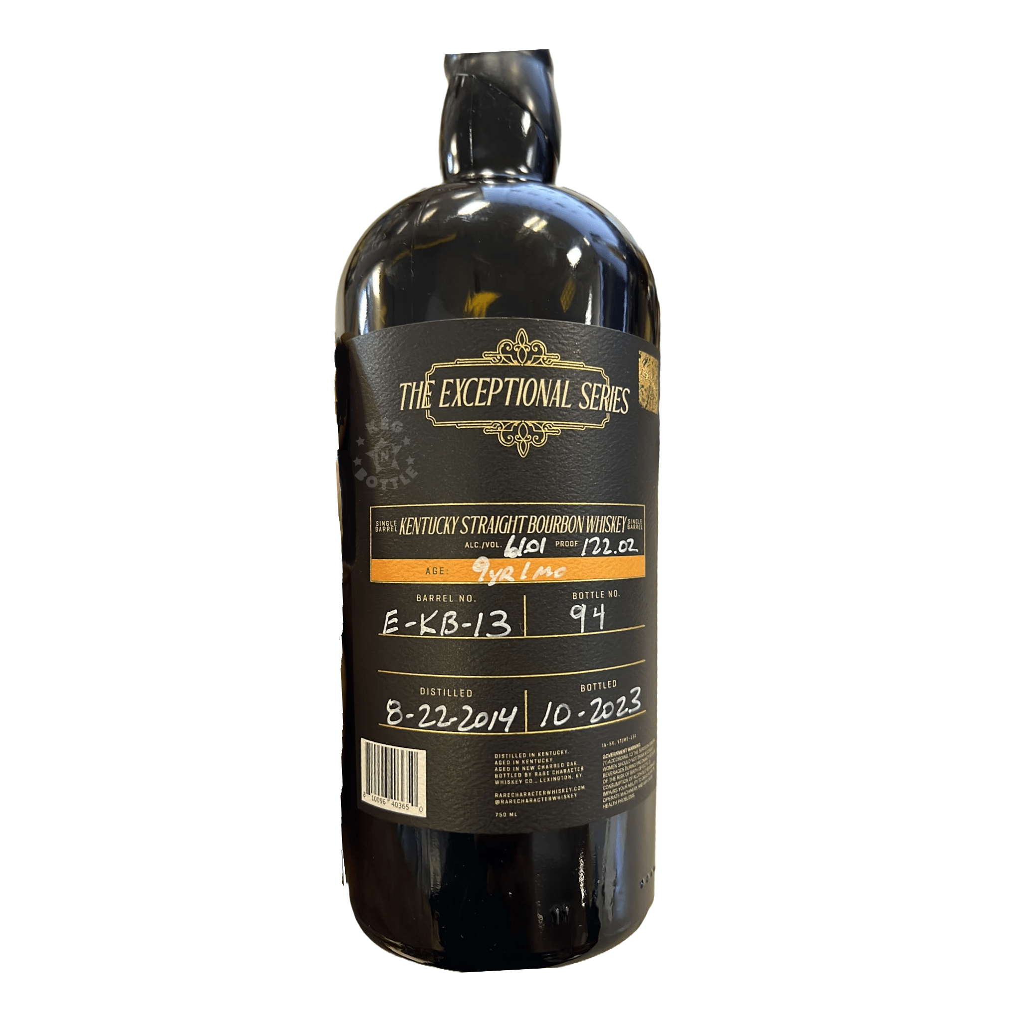 Rare Character The Exceptional Series 9 Year Kentucky Straight Bourbon (750 mL)